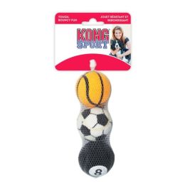 KONG Assorted Sports Balls Set (Option: Medium - 2.5" Diameter (3 Pack))