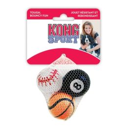 KONG Assorted Sports Balls Set (Option: X-Small - 1.5" Diameter (3 Pack))